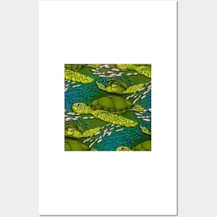 Sea Turtles Posters and Art